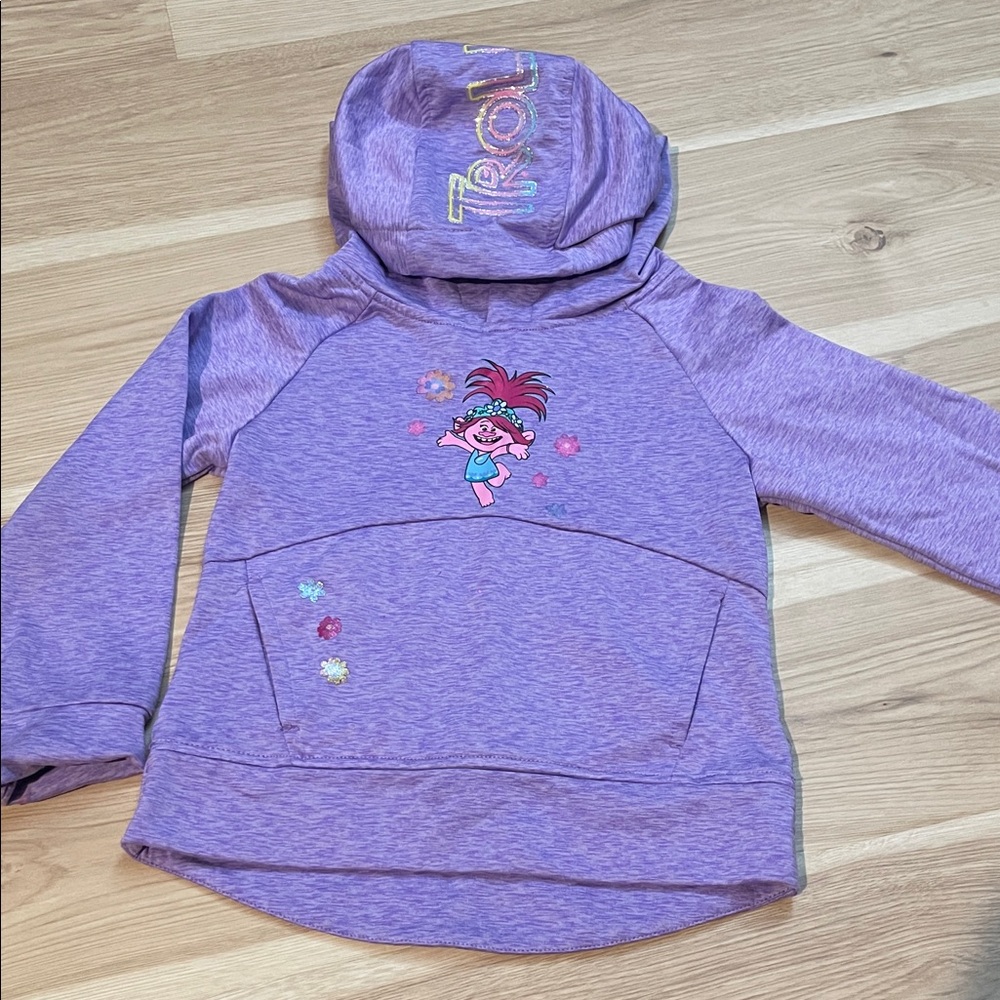 Trolls Kids Lavender Hoodie with Playful Design